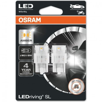 Автолампы OSRAM LED ≜W21/5W LEDRIVING SL 7515DYP-02B AMBER Желтый Автолампы OSRAM LED ≜W21/5W LEDRIVING SL 7515DYP-02B AMBER Желтый